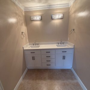 Double Sink Vanity Installation in Salt Lake City